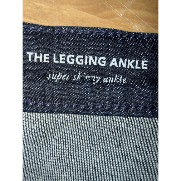 AG Adriano Goldschmied The Legging Super Skinny Ankle Pants Womens 32R Blue New - Picture 6 of 8